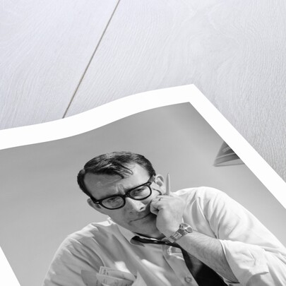 1960s Man With Pile Of Bills And Worried Expression by Anonymous