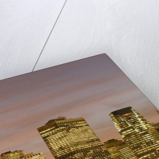 Skyscrapers in Lower Manhattan Skyline by Anonymous
