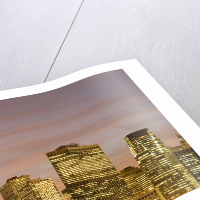 Skyscrapers in Lower Manhattan Skyline by Anonymous