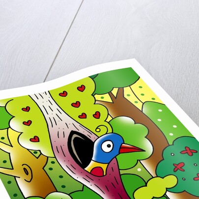 bird at home by Anonymous