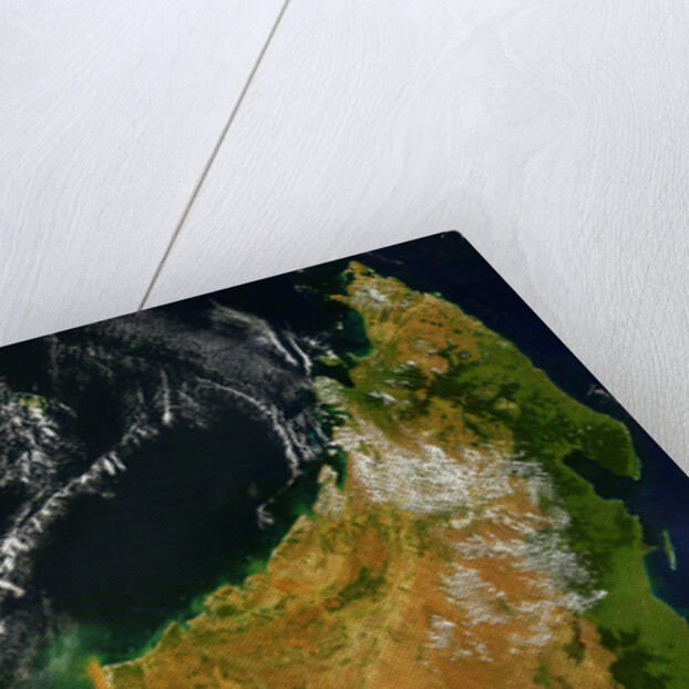 Satellite View of Madagascar by Anonymous
