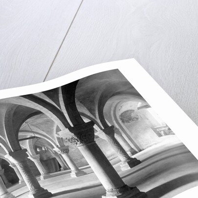 Canterbury, the Cathedral, the Crypt 1898 by Anonymous