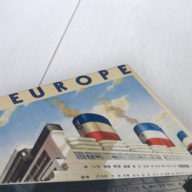 To Europe United States Lines Poster by Anonymous