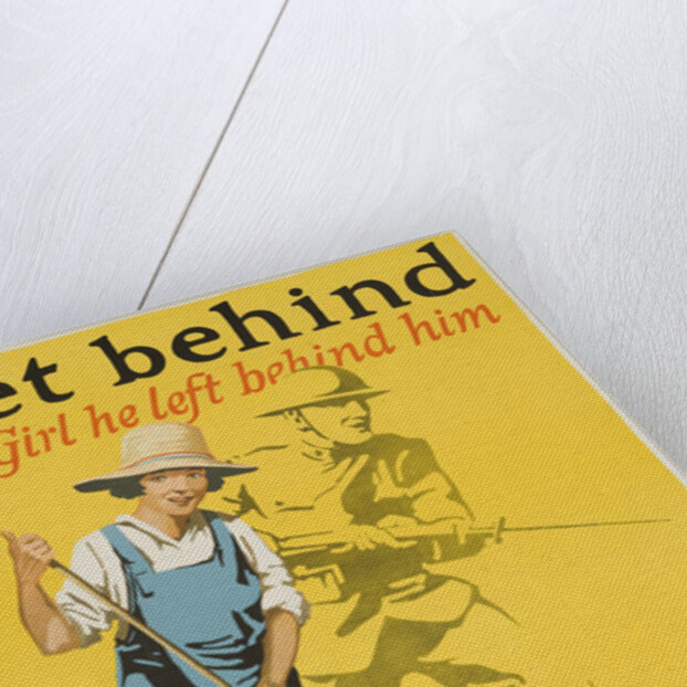 Get Behind the Girl He Left Behind Him Poster by Guenther