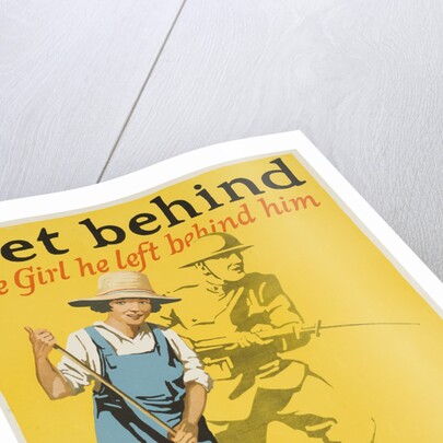 Get Behind the Girl He Left Behind Him Poster by Guenther