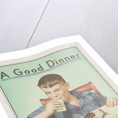 A Good Dinner Poster by Anonymous
