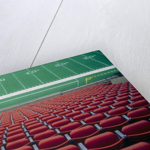 Empty seats in stadium by Anonymous