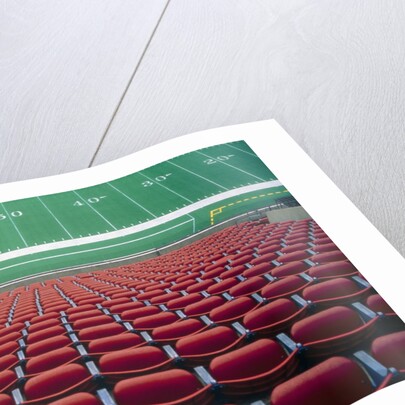 Empty seats in stadium by Anonymous