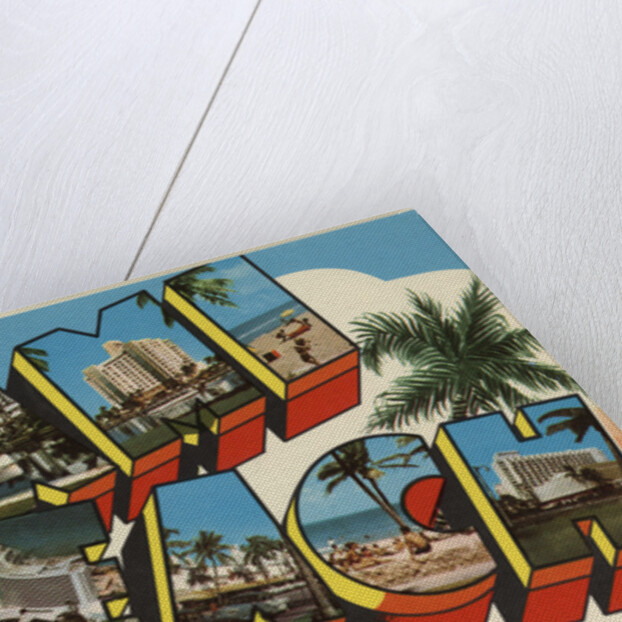 Greetings from Miami Beach Postcard by Anonymous