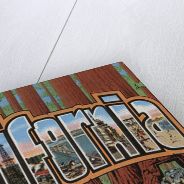 Greetings from California Postcard by Anonymous