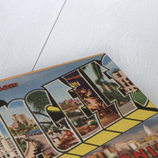 Greetings from Los Angeles California Postcard by Anonymous