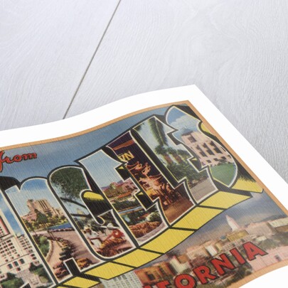 Greetings from Los Angeles California Postcard by Anonymous