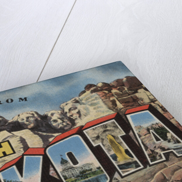 Greetings from South Dakota Postcard by Anonymous