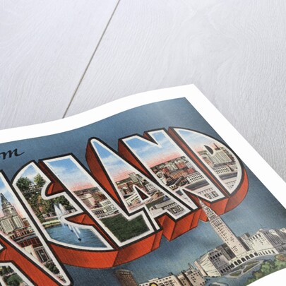 Greetings from Cleveland Postcard by Anonymous