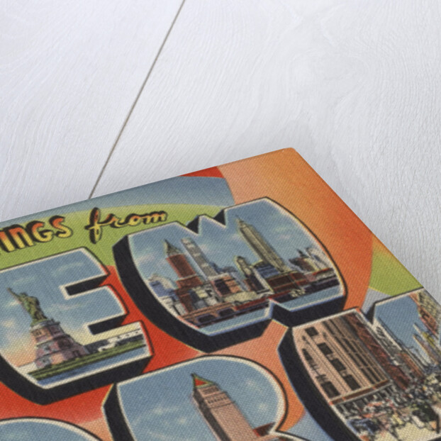 Greetings from New York Postcard by Anonymous
