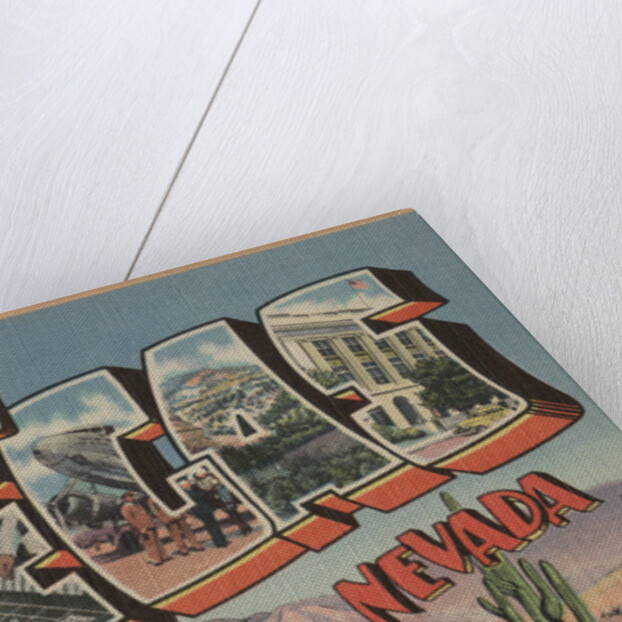 Greetings from Las Vegas Nevada Postcard by Anonymous