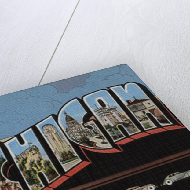 Greetings from Michigan Postcard by Anonymous