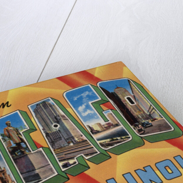 Greetings from Chicago Illinois Postcard by Anonymous
