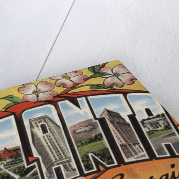 Greetings from Atlanta Georgia Postcard by Anonymous