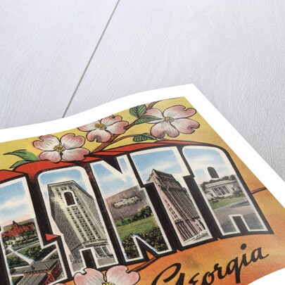 Greetings from Atlanta Georgia Postcard by Anonymous