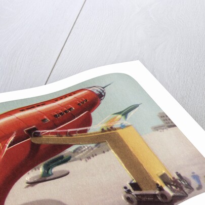 Biekens Pictorial Sticker with Giant Ray Gun by Anonymous