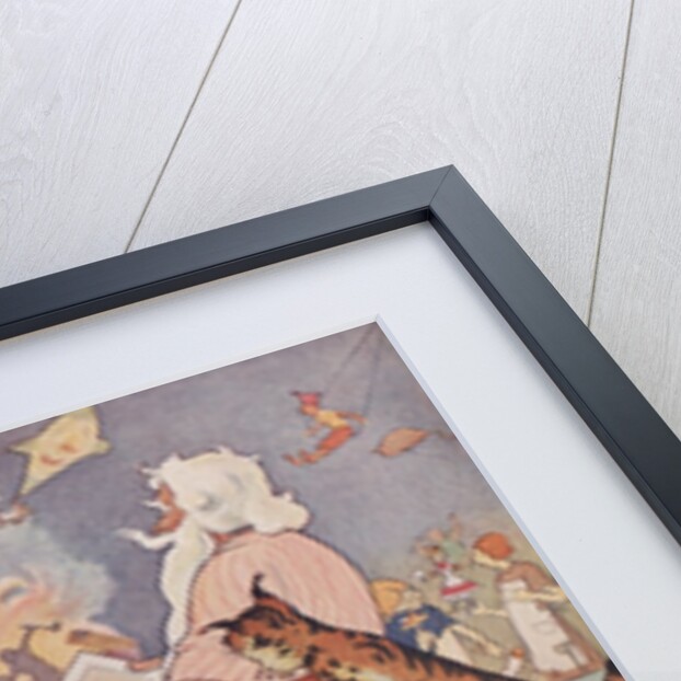 Illustration of Elves in Santa's Workshop by E. Boyd Smith