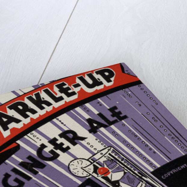 Sparkle-Up Ginger Ale Label by Anonymous