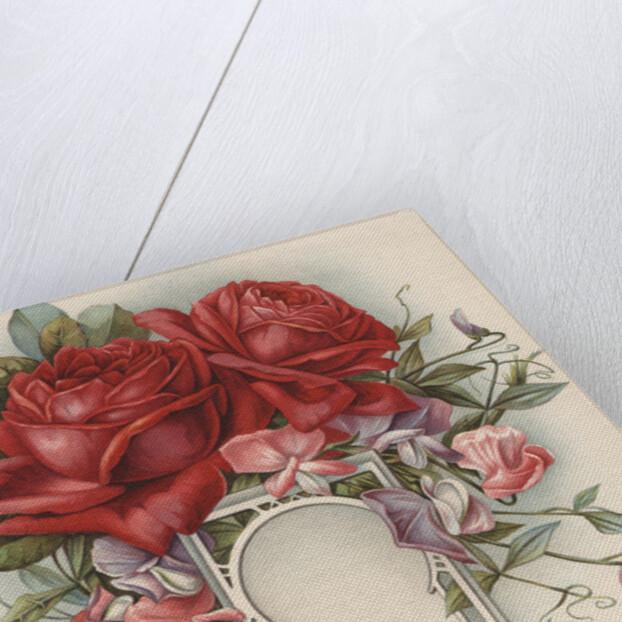 Illustration of Flowers Around Keyhold Design by Anonymous