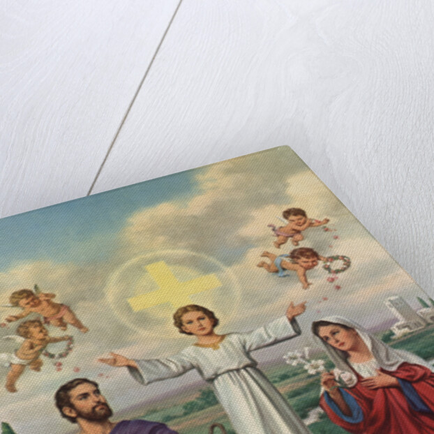 Calendar Illustration of the Holy Family by Anonymous