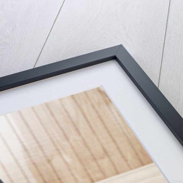 Boston terrier sitting next to a stack of books by Anonymous