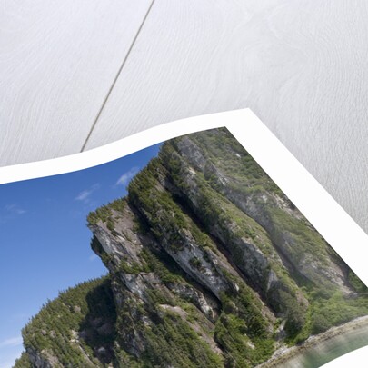 Steep Cliffs Along Snettisham Bay in Alaska by Anonymous