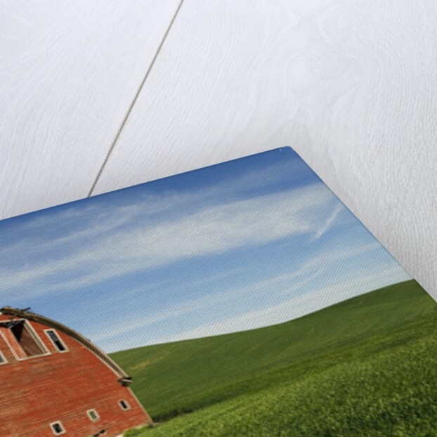 Red Barn in Palouse Country by Anonymous