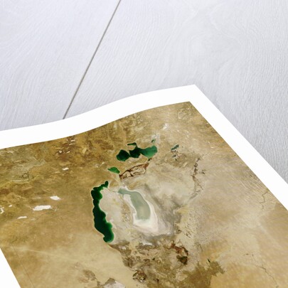 Low Earth Orbit View of the Aral Sea by Anonymous
