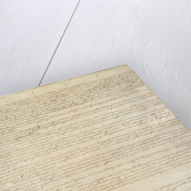 Page Three of the Constitution of the United States by Anonymous