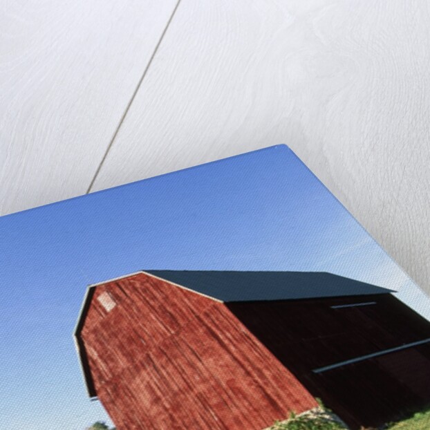 Barn in a field by Anonymous