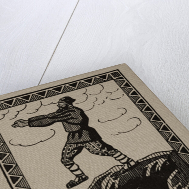 The Uneducated Man Is a Blind Man Postcard by Anonymous