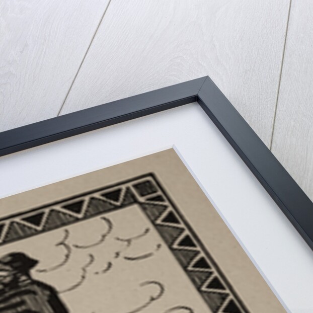 The Uneducated Man Is a Blind Man Postcard by Anonymous