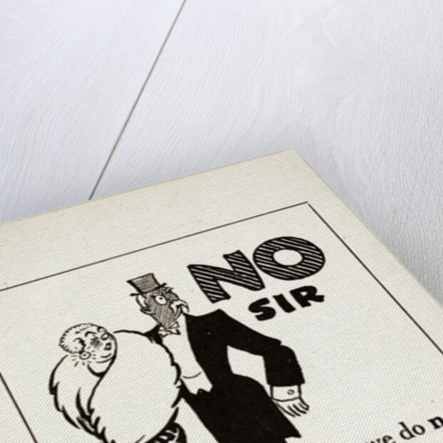No Sir We Do Not Believe in Working-Class Education Postcard by Anonymous