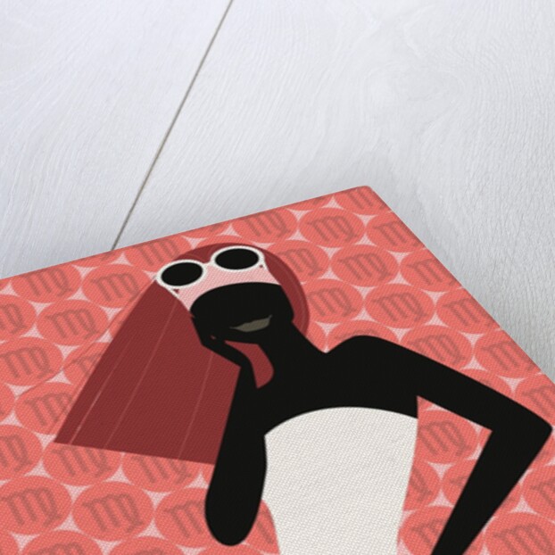 Woman Using Cell Phone by Anonymous
