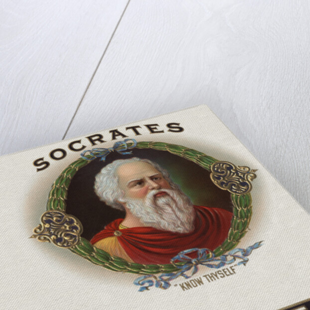 Socrates Cigar Box Label by Anonymous