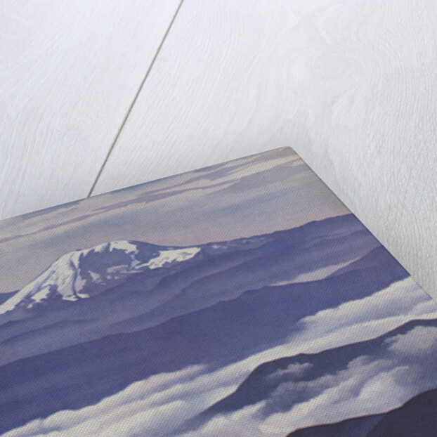 Illustration of Mount Rainier by Anonymous