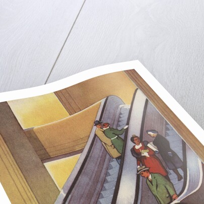 A Moving Stairway Illustration by Anonymous