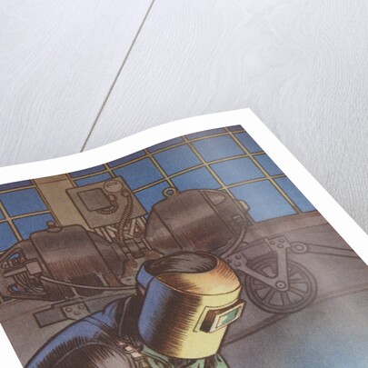 Electric Welding Illustration by Anonymous