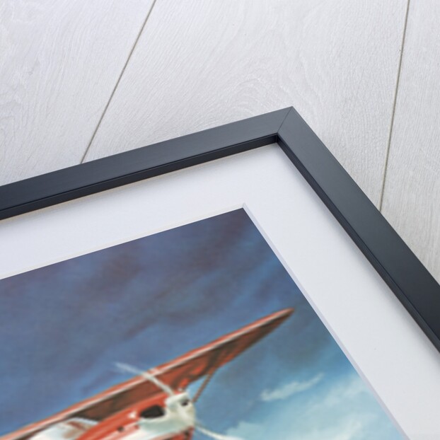 Illustration of Propeller Airplane by Anonymous