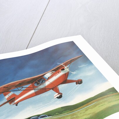 Illustration of Propeller Airplane by Anonymous