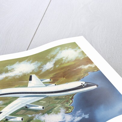 Illustration of Jet Airplane by Anonymous