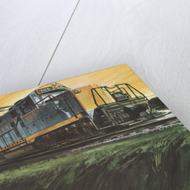 Illustration of Freight Train by Anonymous