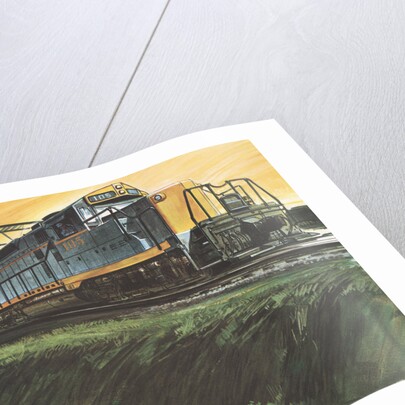 Illustration of Freight Train by Anonymous