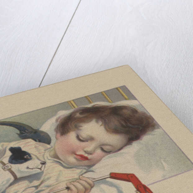 A Joyful Christmas Postcard by Anonymous