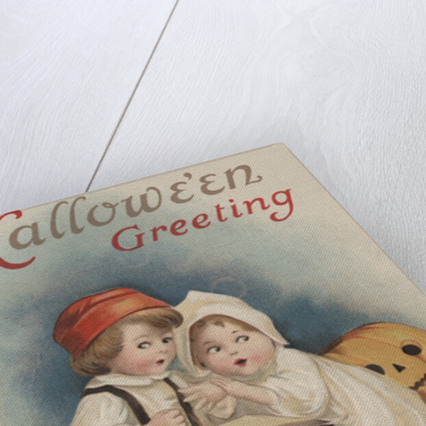 Hallowe'en Greeting Postcard by Ellen H. Clapsaddle
